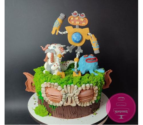 Торт Детский Поющие монстры